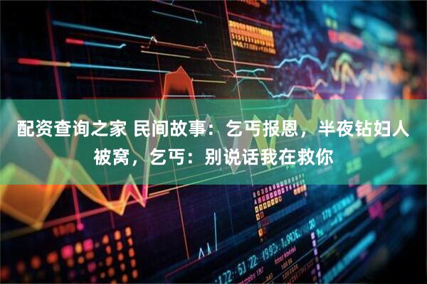 配资查询之家 民间故事：乞丐报恩，半夜钻妇人被窝，乞丐：别说话我在救你